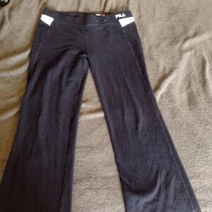 Fila Women's Black Flare Pants